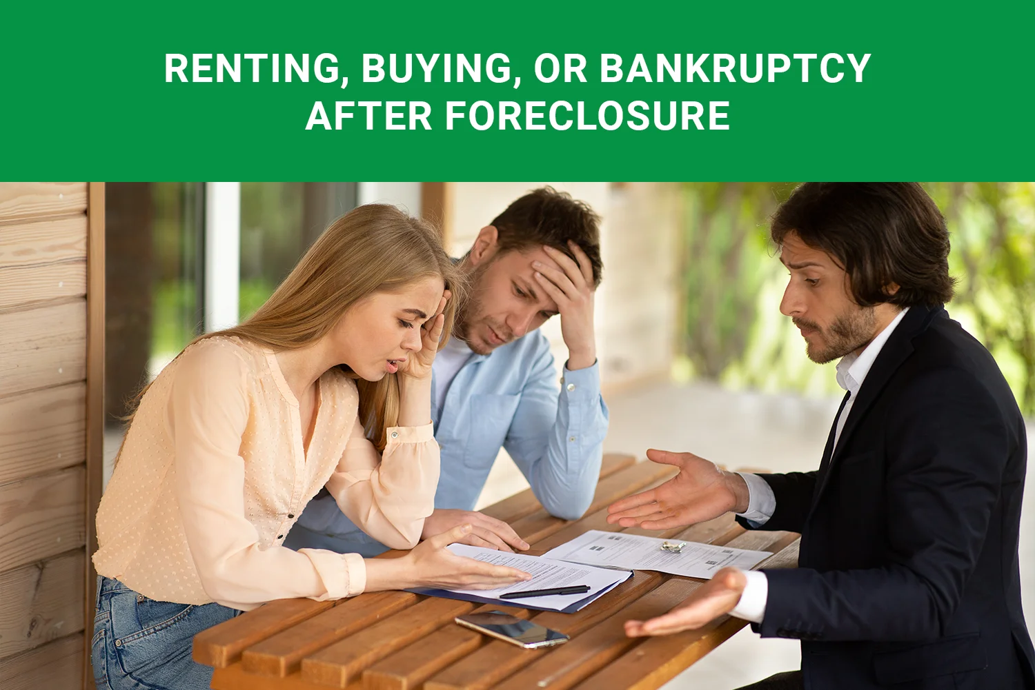 Options After Foreclosure Renting Buying or Bankruptcy 