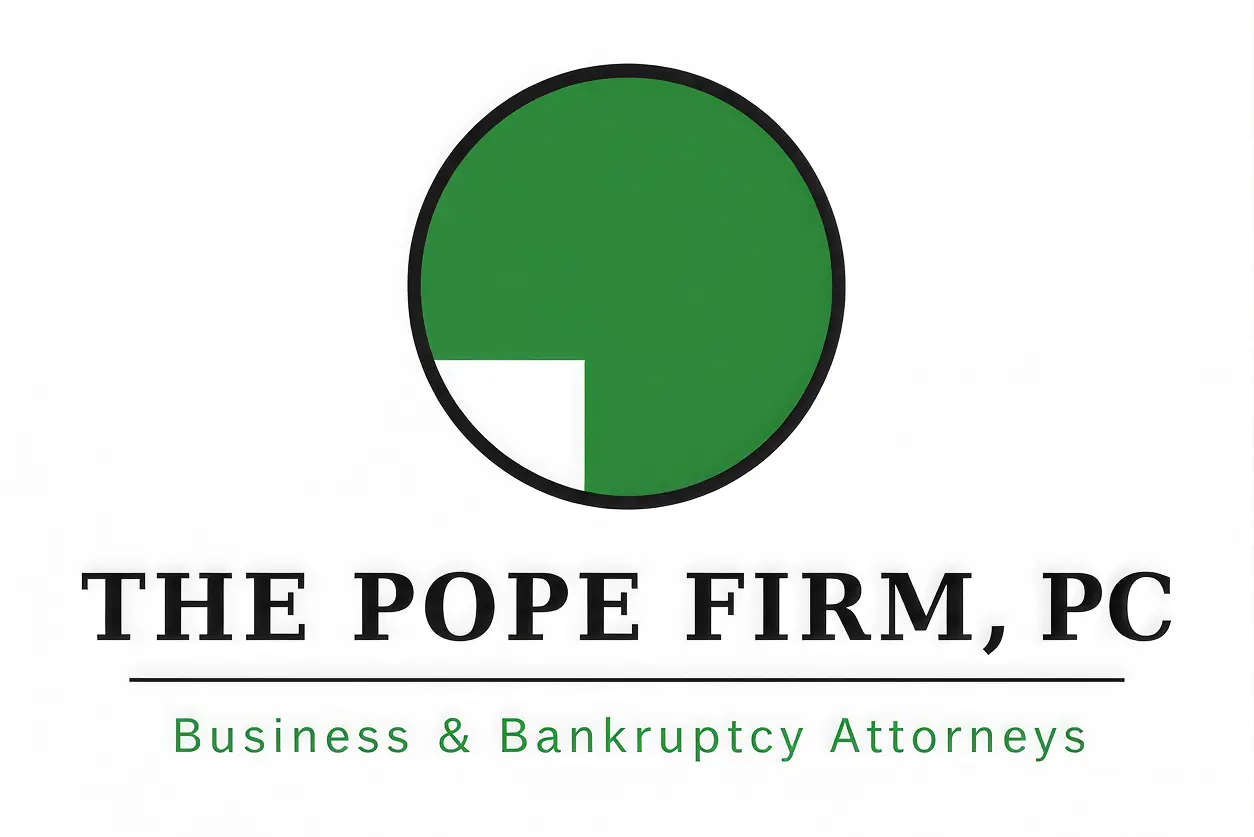 The Pope Firm logo