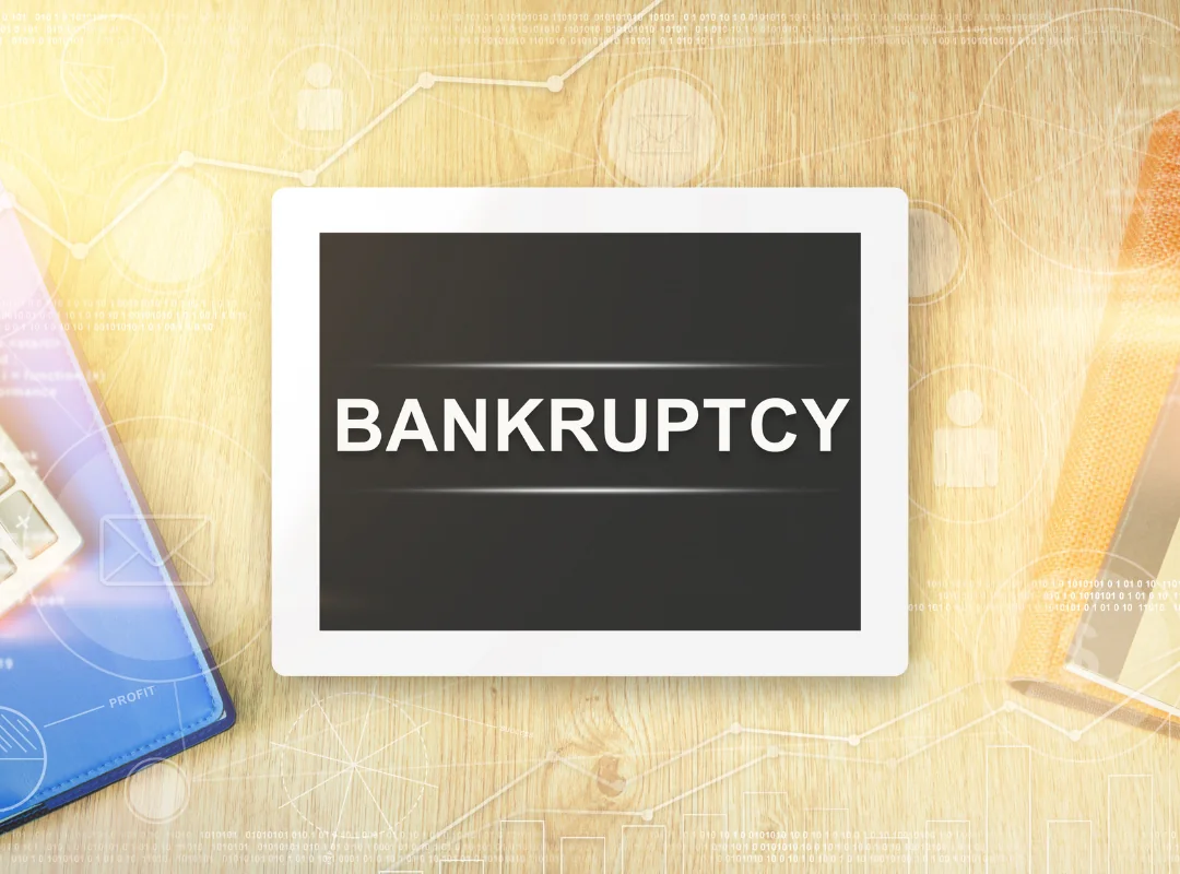 Due to rent effects in bankruptcy